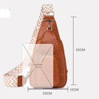 Sac banane femme en similicuir, sangle réglable, six coloris