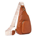 Sac banane femme en similicuir, sangle réglable, six coloris