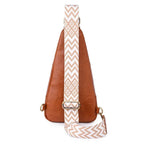 Sac banane femme en similicuir, sangle réglable, six coloris