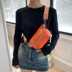 Sac banane femme en cuir souple avec poche arrière, quatre coloris