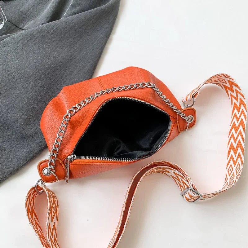 Sac banane femme en cuir souple avec poche arrière, quatre coloris
