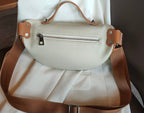 Sac banane femme en cuir à plusieurs poches, trois coloris