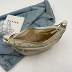 Sac banane femme en nylon, poche avant zippée, cinq coloris