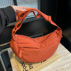 Sac banane femme en nylon, poche avant zippée, cinq coloris