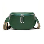 Sac banane femme en similicuir grainé, huit coloris, vert