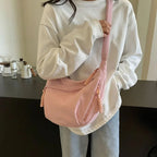 Sac banane femme souple à poche avant zippée, cinq coloris