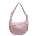 Sac banane femme souple à poche avant zippée, cinq coloris, rose