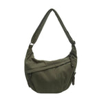 Sac banane femme souple à poche avant zippée, cinq coloris, vert