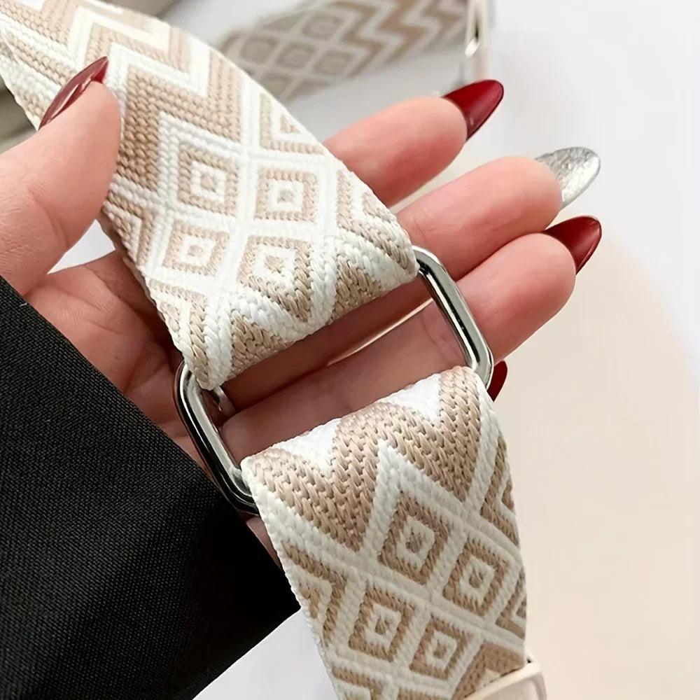 Petit sac banane femme en similicuir, attaches dorées