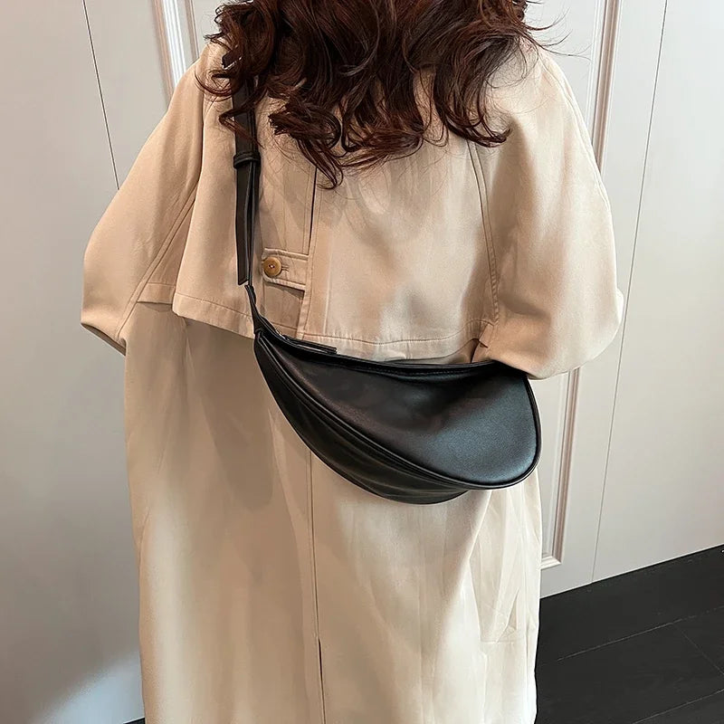 Sac banane femme en similicuir, esprit années 90, deux coloris