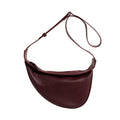 Sac banane femme en similicuir, esprit années 90, deux coloris, bordeaux