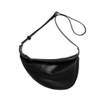 Sac banane femme en similicuir, esprit années 90, deux coloris, noir