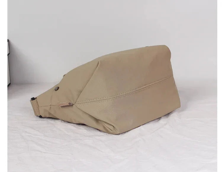 Sac banane femme en nylon imperméable, poches zippées