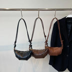 Sac banane femme en similicuir, sangle réglable, trois coloris