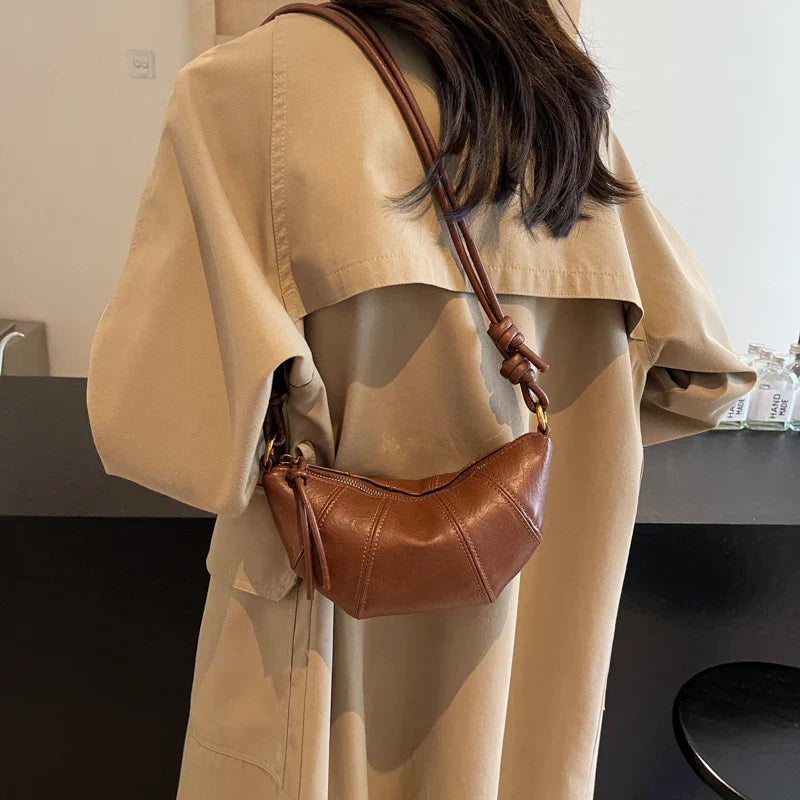 Sac banane femme en similicuir, sangle réglable, trois coloris