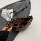 Sac banane femme en similicuir, sangle réglable, trois coloris