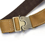 Sac banane homme en cuir multipoches, 30 x 13 x 8 cm