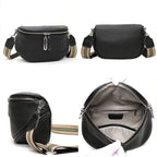 Sac banane femme en cuir de vache, huit coloris