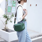Sac banane femme en cuir de vache, huit coloris