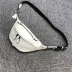 Sac banane femme à poche arrière, 28 x 13 x 7 cm, blanc