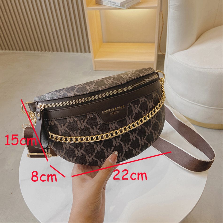 Sac banane femme en similicuir, sangle réglable, cinq coloris
