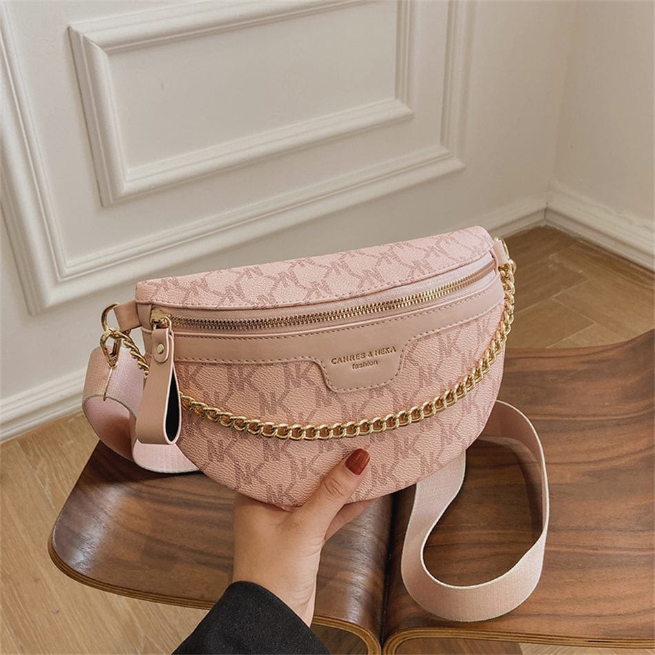 Sac banane femme en similicuir, sangle réglable, cinq coloris