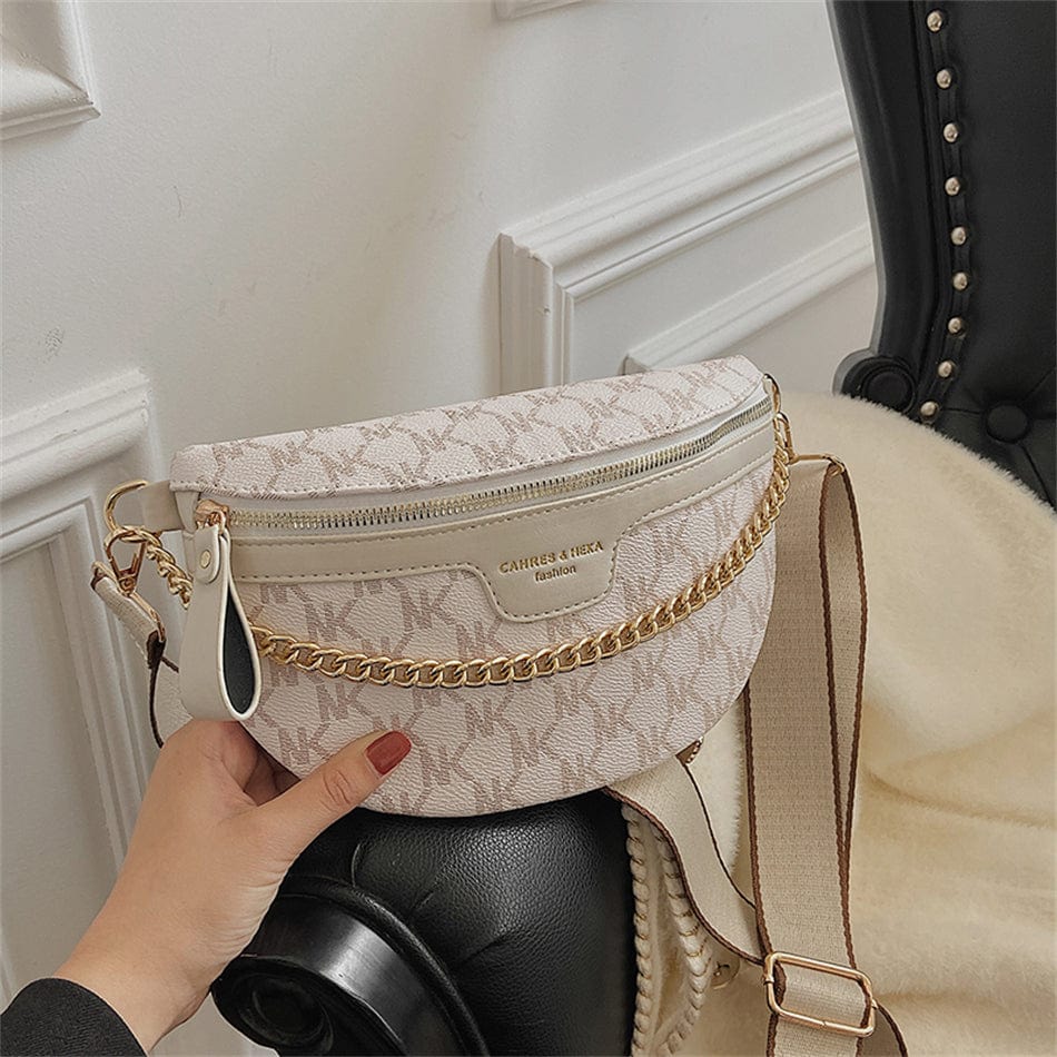 Sac banane femme en similicuir, sangle réglable, cinq coloris