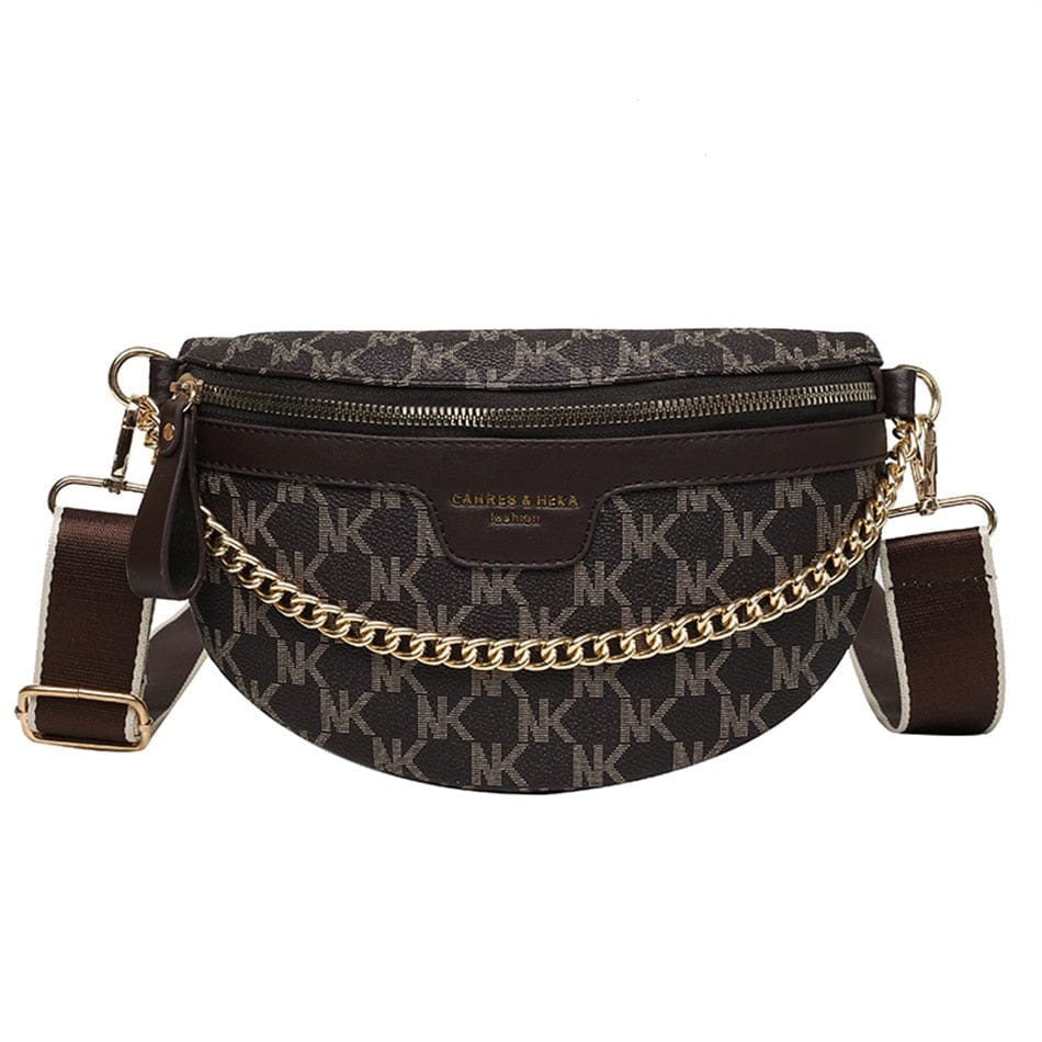 Sac banane femme en similicuir, sangle réglable, cinq coloris