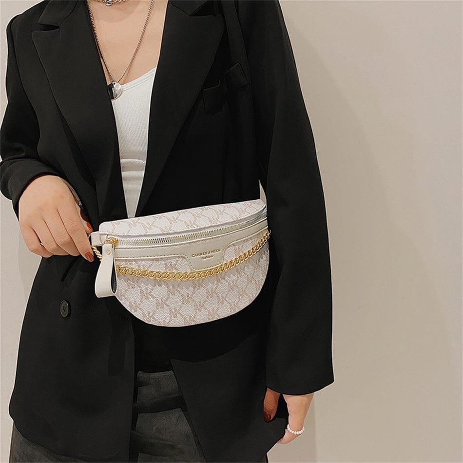 Sac banane femme en similicuir, sangle réglable, cinq coloris