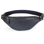 Banane homme en cuir 31 cm, sangle jusqu'à 125 cm
