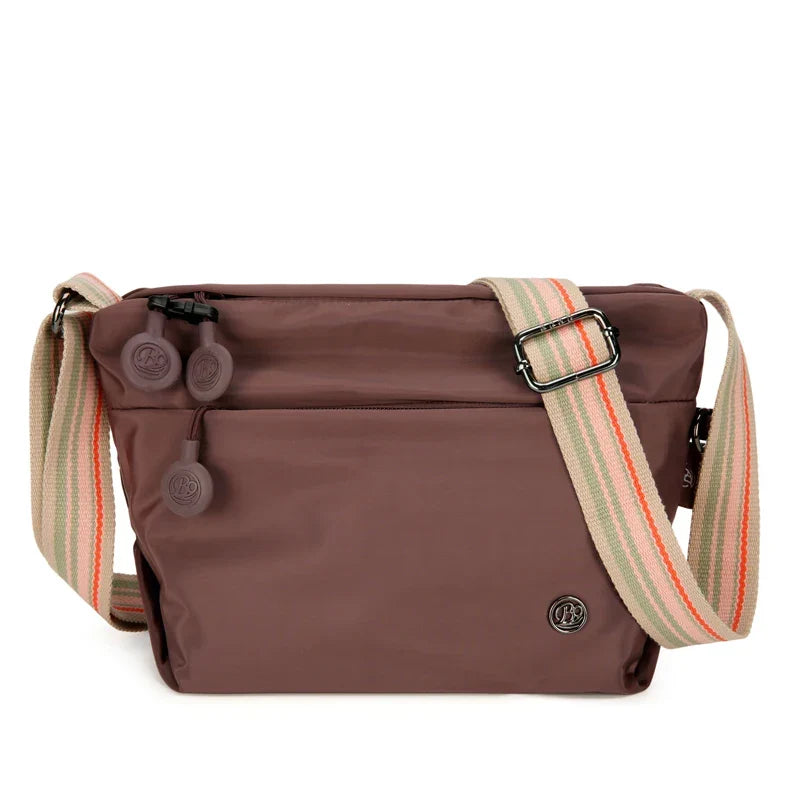 Sac banane femme antivol pour le voyage, tissu imperméable, violine