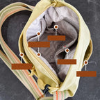 Sac banane femme antivol pour le voyage, tissu imperméable