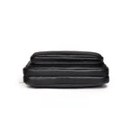 Petit sac carré bandoulière femme en cuir grainé