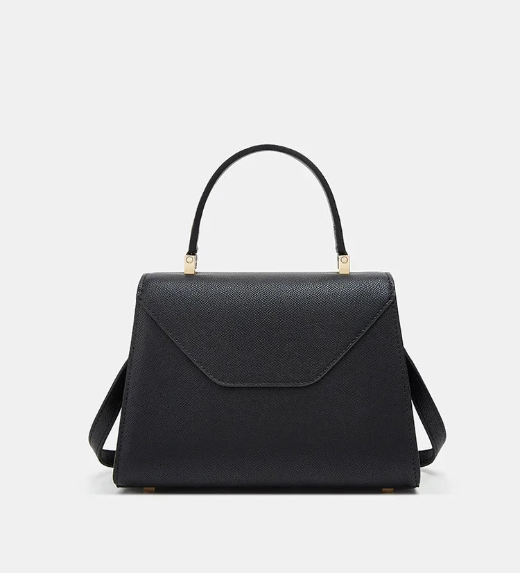 Sac bandoulière femme à rabat et loquet, huit coloris, 20 x 14 cm