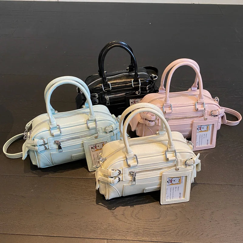Petit sac bandoulière femme en similicuir avec porte-cartes