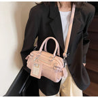 Petit sac bandoulière femme en similicuir avec porte-cartes