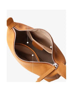 Petit sac bandoulière femme en cuir grainé, sangle amovible