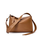 Sac bandoulière femme carré, anse ajustable, camel ou beige, camel