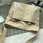 Sac bandoulière en velours côtelé pour femme, cinq coloris