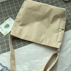 Sac bandoulière en velours côtelé pour femme, cinq coloris