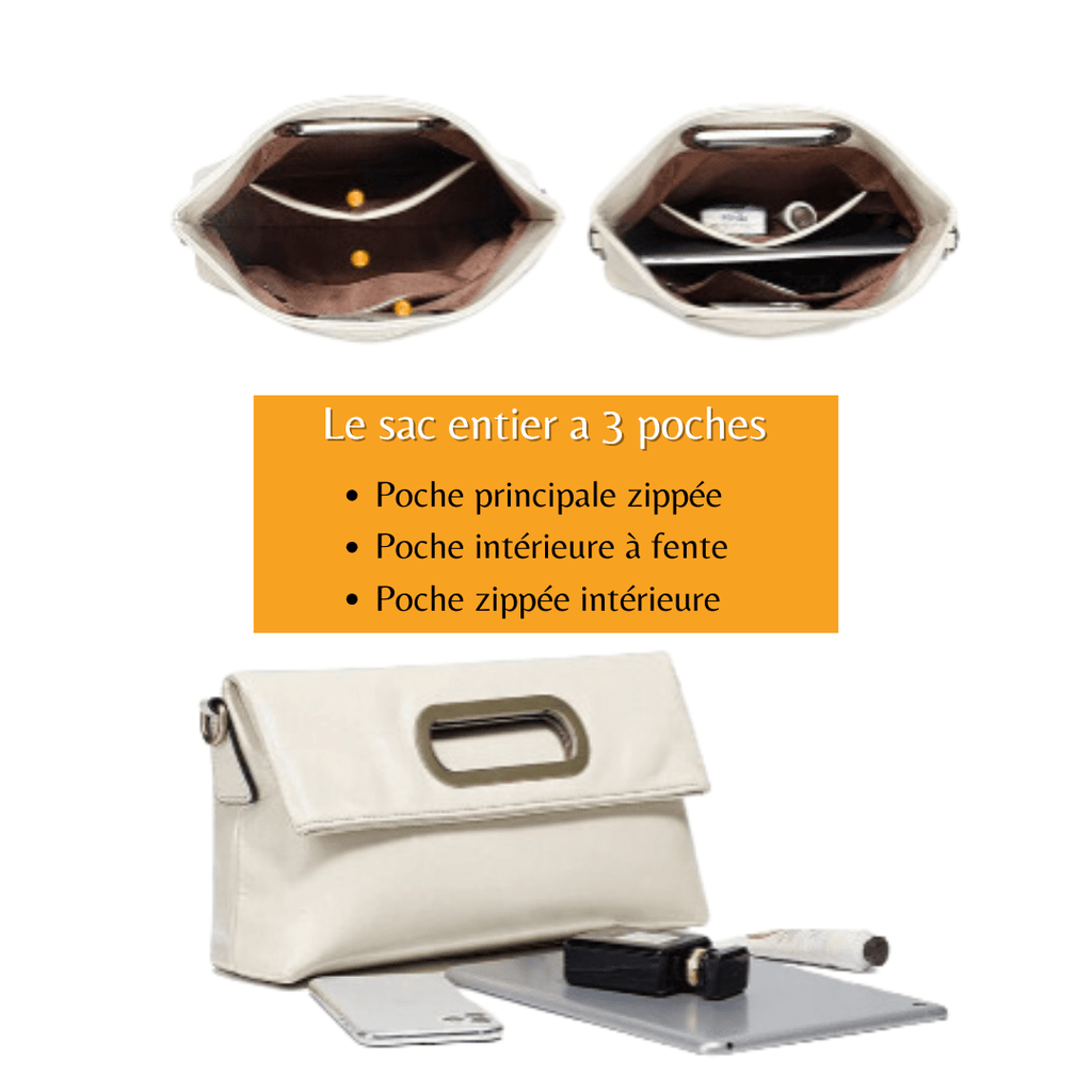 Sac à main femme en cuir, 25 x 18 cm, sept coloris