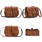 Petit sac à rabat femme en similicuir, bandoulière réglable