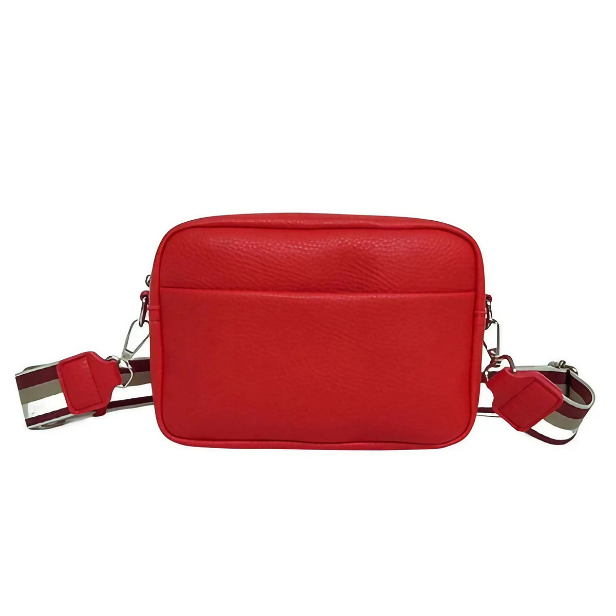 Sac bandoulière femme à sangle large amovible, treize coloris, rouge
