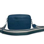 Sac bandoulière femme à sangle large amovible, treize coloris, bleu roi