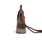 Sac porté épaule femme en similicuir, poche avant à rabat