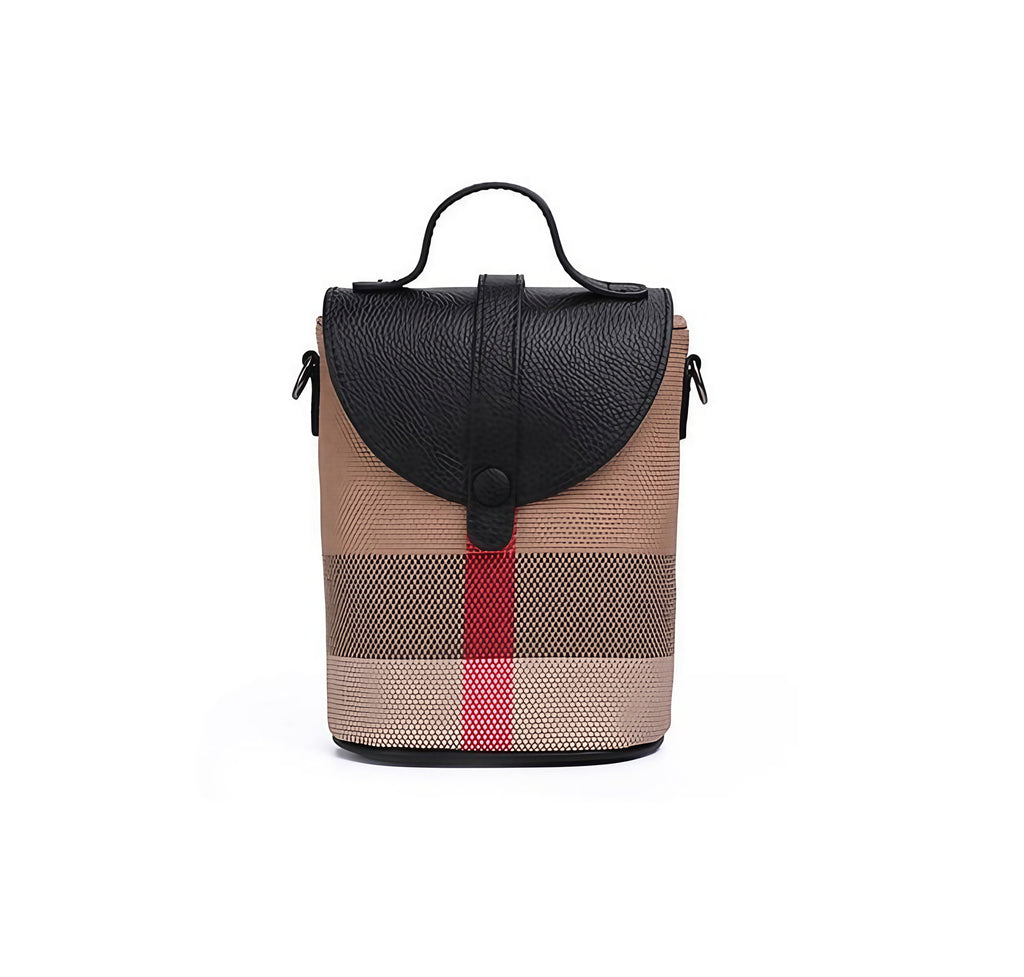 Sac porté épaule femme en similicuir, poche avant à rabat, noir