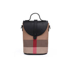 Sac porté épaule femme en similicuir, poche avant à rabat, noir