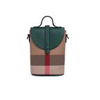 Sac porté épaule femme en similicuir, poche avant à rabat, vert