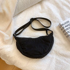 Sac bandoulière femme en velours côtelé, 34 x 17 cm