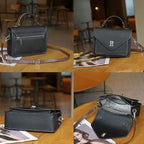Sac carré bandoulière femme, deux sangles amovibles, six coloris